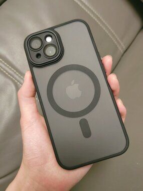 Matte Black Magnetic Frosted iPhone Case
